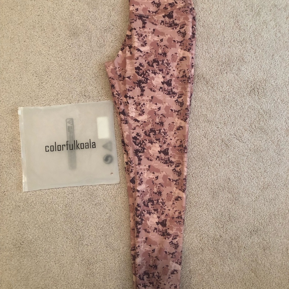 Camo Leggings - Pink